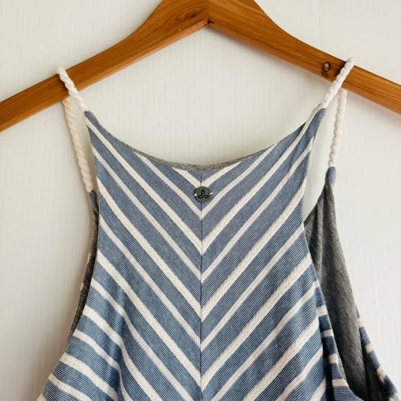 Prana Seacoast Blue and White Striped Mini Dress size small - Picture 5 of 10